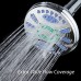 AquaStar Elite High-Pressure 6-setting Extra-Large Luxury Spa Shower Head with Antimicrobial Anti-Clog Jets. Inhibits Growth of Mold  Mildew & Bacteria! / Solid Brass Ball Join/All Chrome Finish - B077716JD7